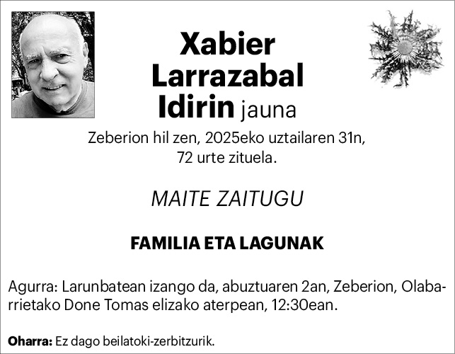 Xabier Larrazabal Idirin 2x2
