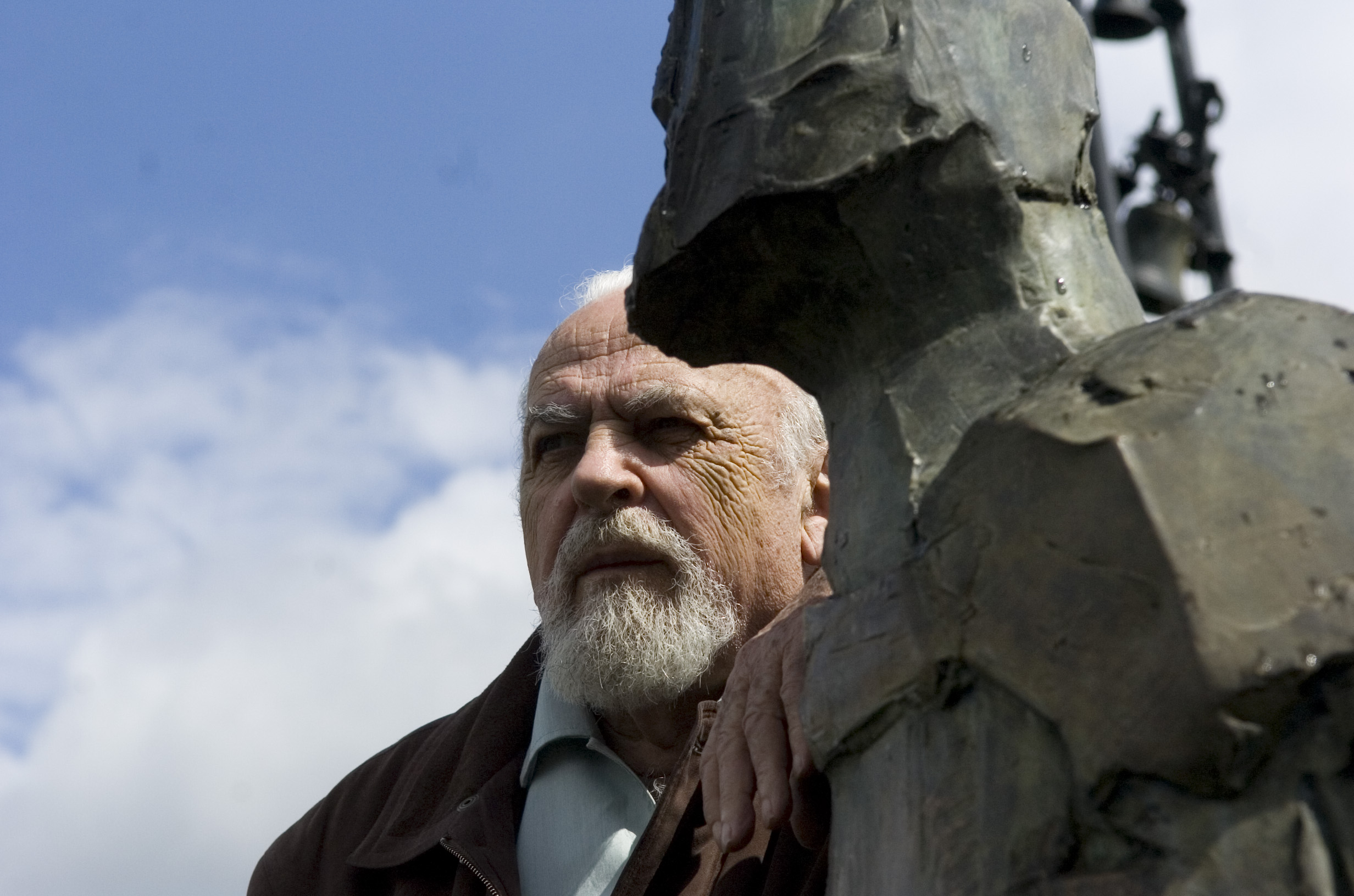 Antonio Oteiza eskultorea, 2007ko irudi batean. ANDONI CANELLADA / FOKU