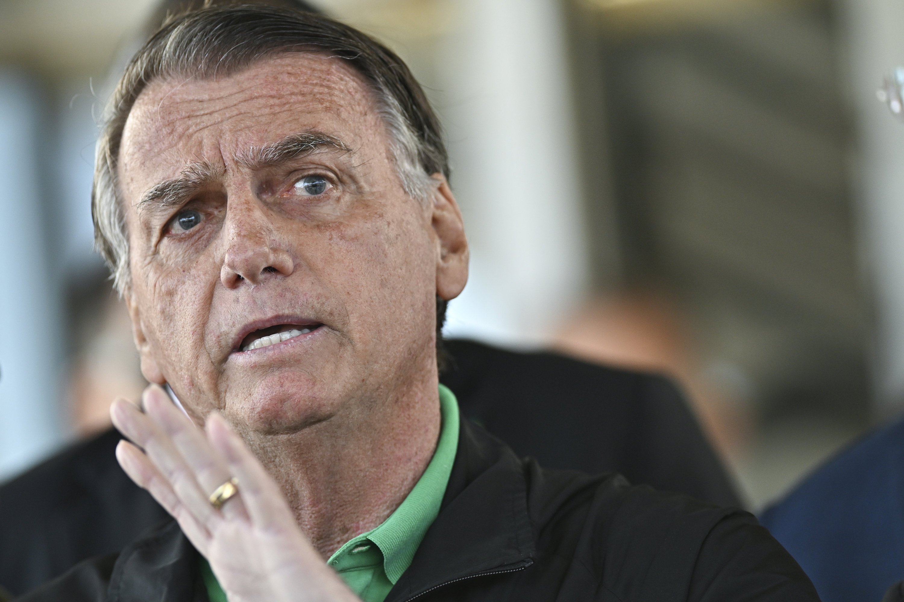 Jair Bolsonaroren erretratu bat. ADRE BORGES / EFE