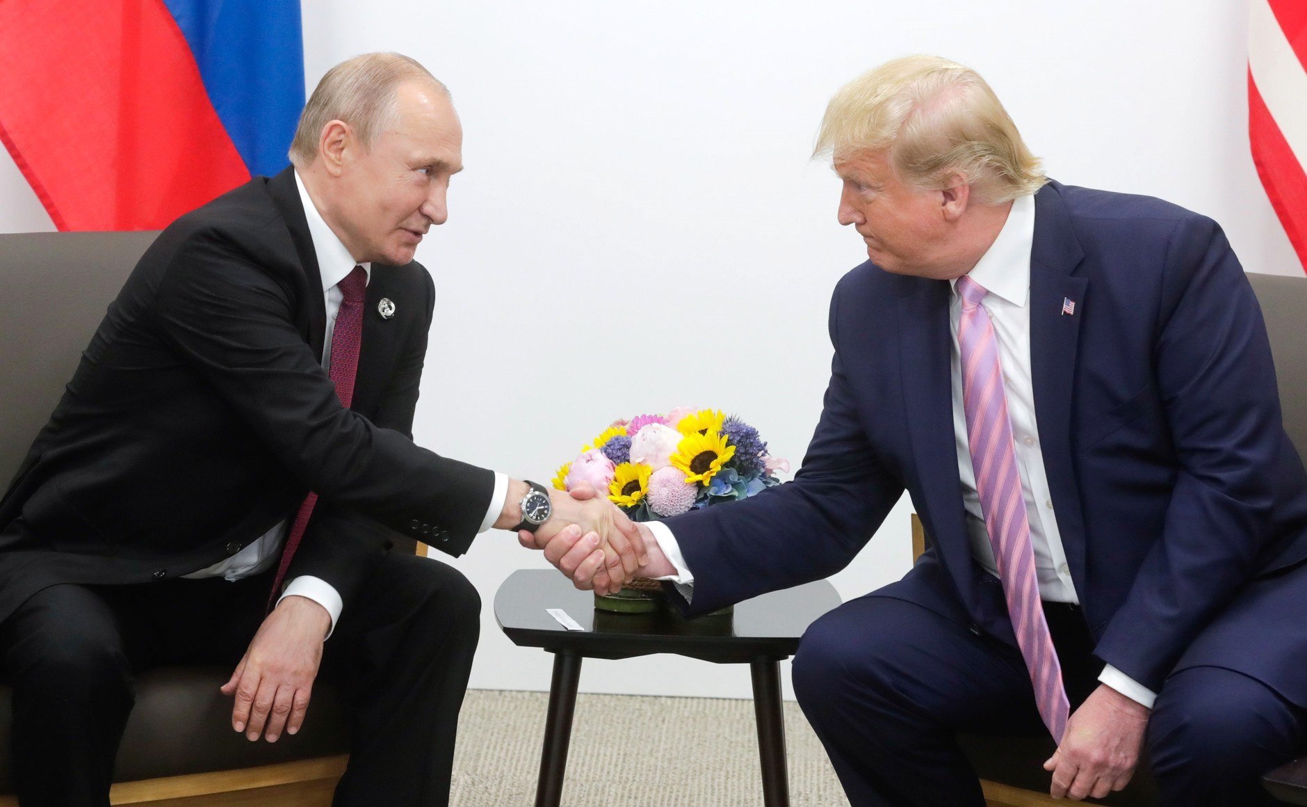 Putin eta Trump, 2019an, artxiboko irudi batean. Urte horretan batzartu ziren azkenekoz aurrez aurre. EFE