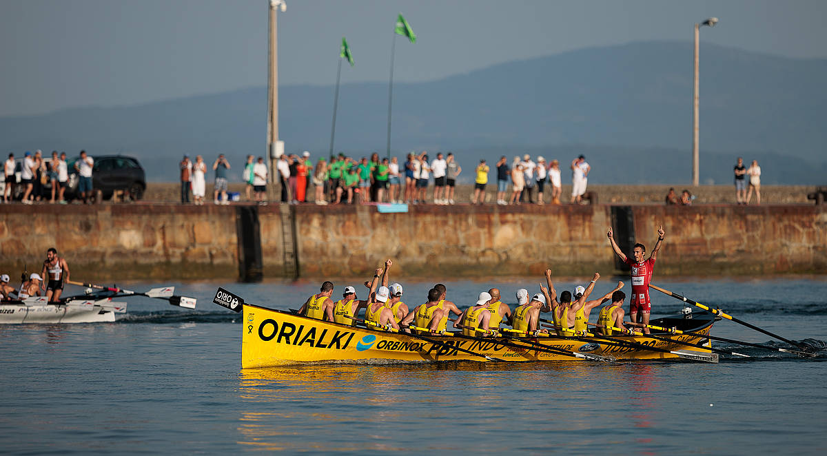 Orioko trainerua, atzo. AITOR ARRIZABALAGA / TKE