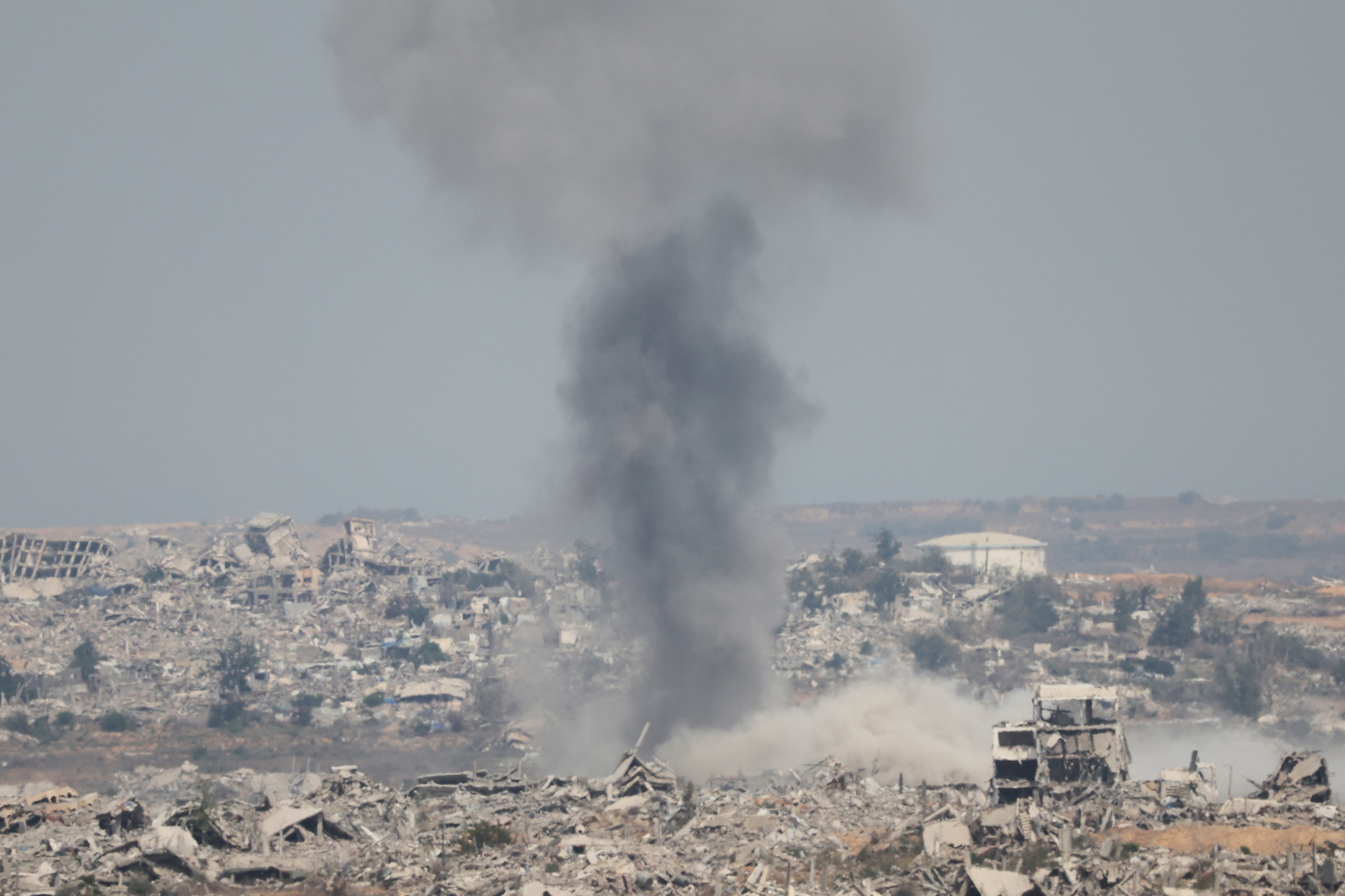 Atzo Gazan hartutako irudi bat. ABIR SULTAN / EFE