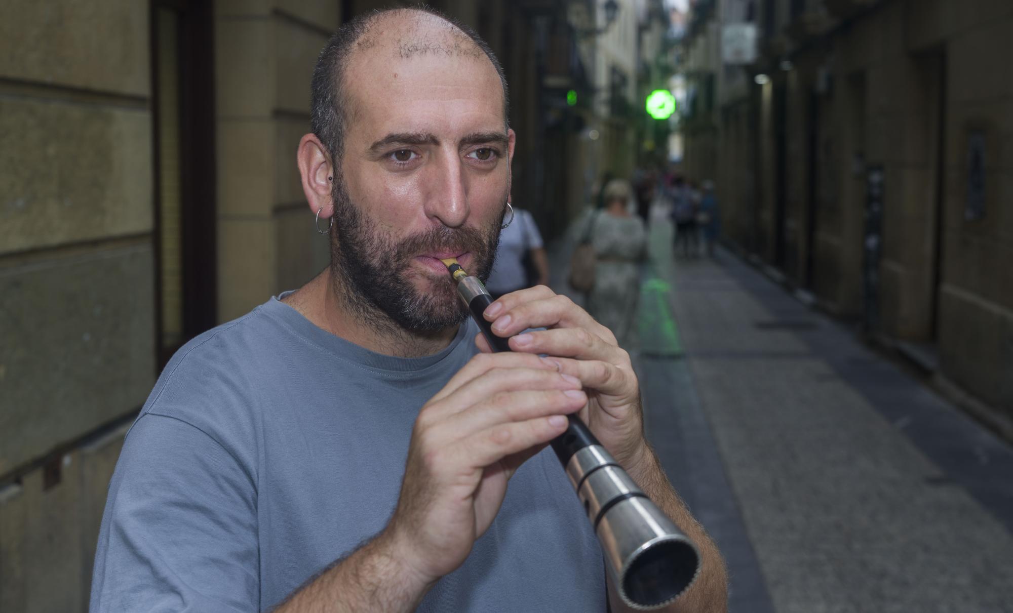 Ekaitz Ibero, Donostian, aste honetan. JON URBE / FOKU