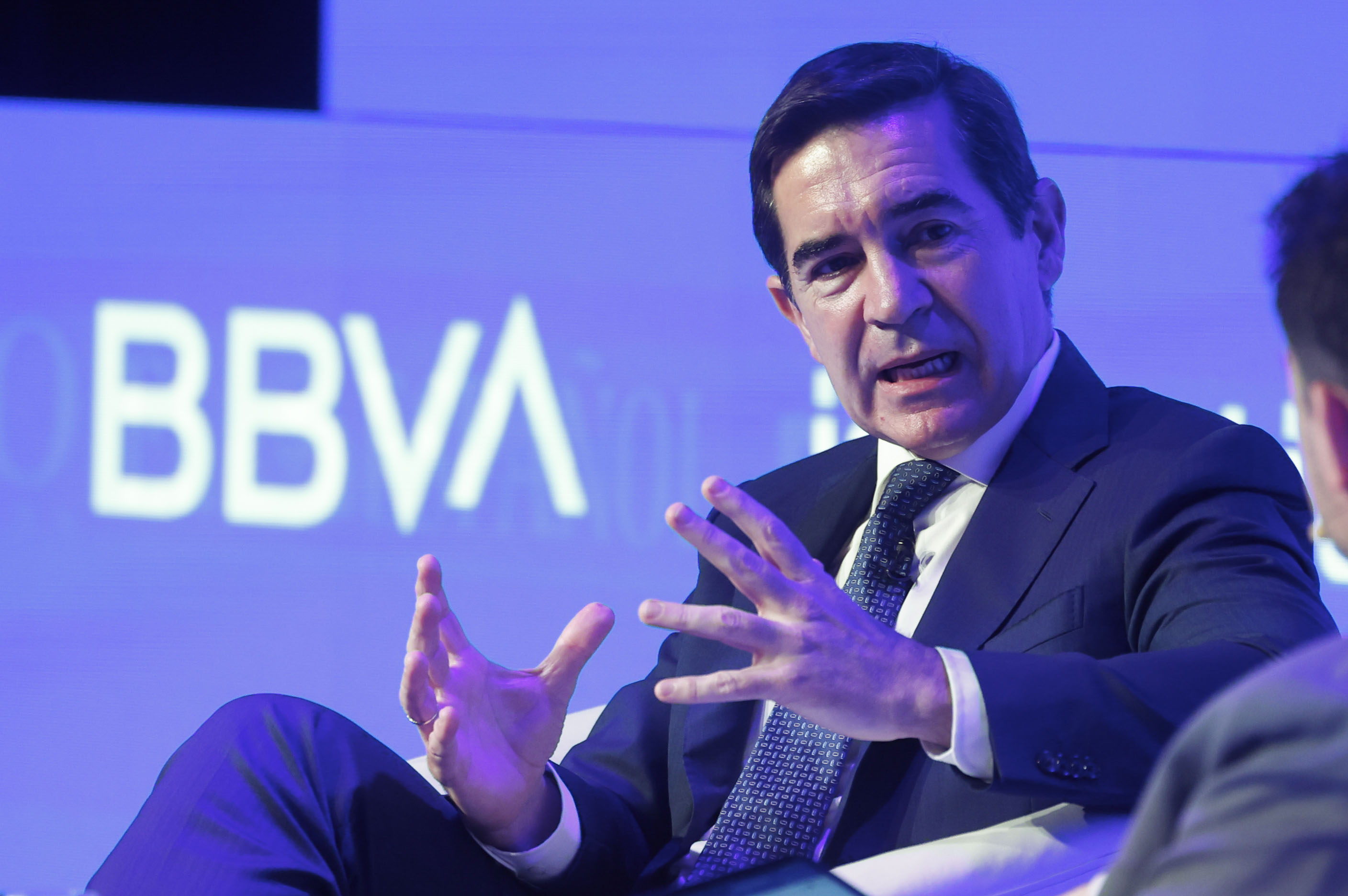 Carlos Torres BBVAko presidentea, artxiboko irudi batean. JUAN CARLOS HIDALGO / EFE 