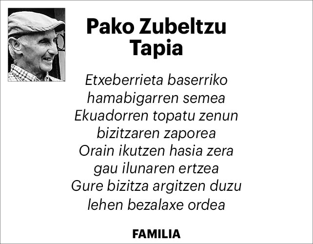 Pako Zubeltzu 2x2