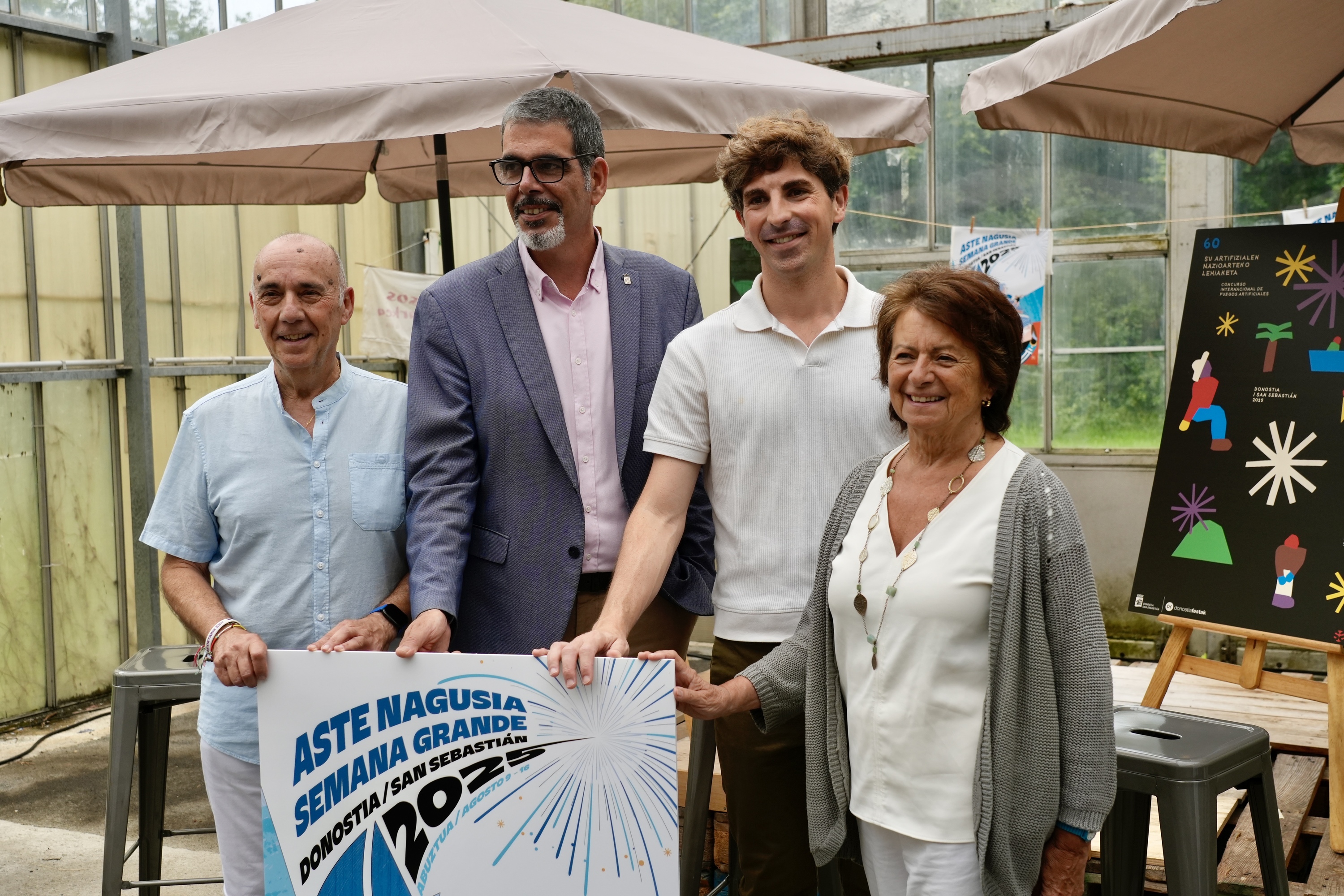 Eneko Goia Donostiako Aste Nagusiko egitarauaren aurkezpenean. ANDONI CANELLADA / FOKU