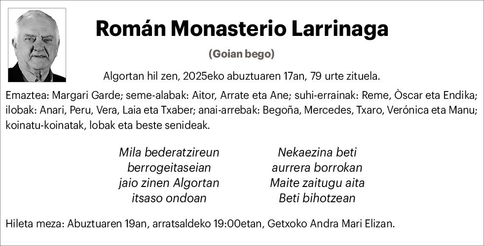 Román Monasterio 3x2