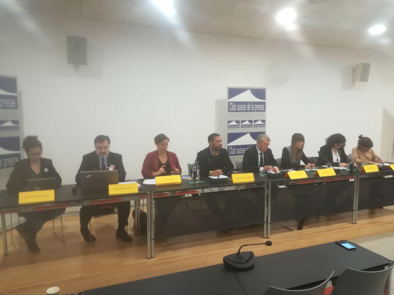 Sareko ordezkaian, Genevan. SARE