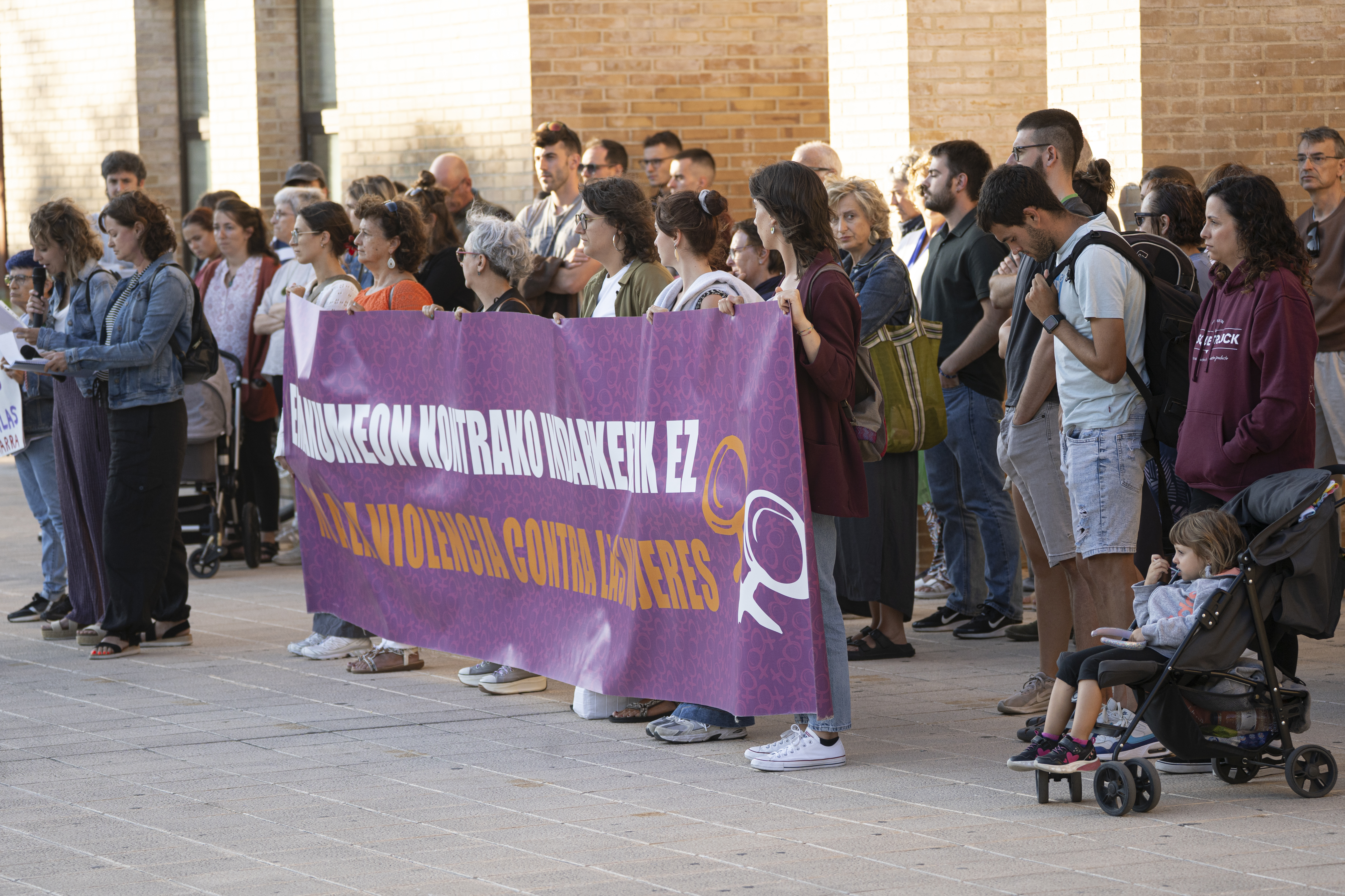Zizur Nagusiko hilketa matxistaren aurkako elkarretaratzea, iragan uztailaren 31n. JAGOBA MANTEROLA / FOKU 