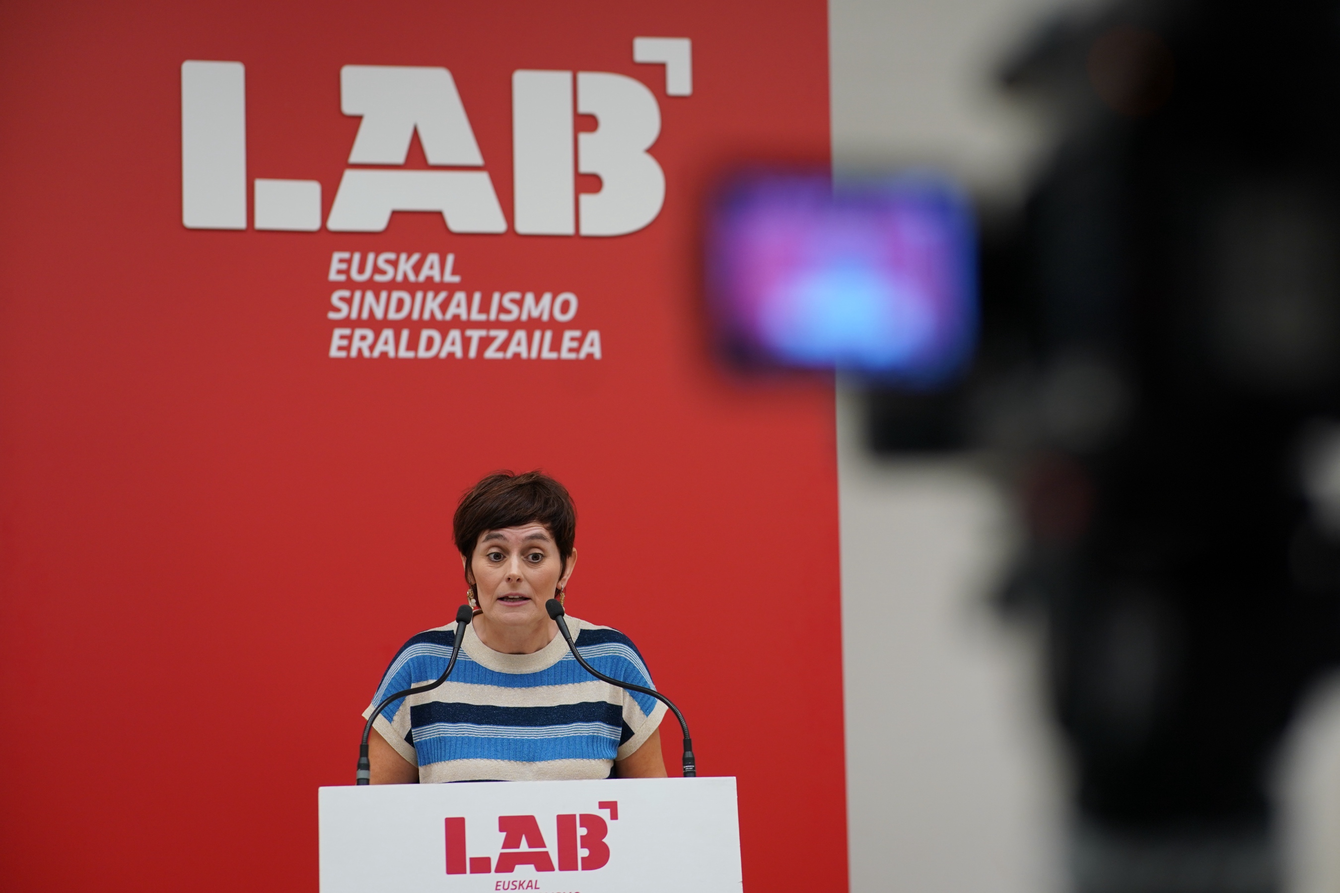 Garbiñe Aranburu LABeko koordinatzaile orokorra, gaur, Bilbon. ARITZ LOIOLA / FOKU