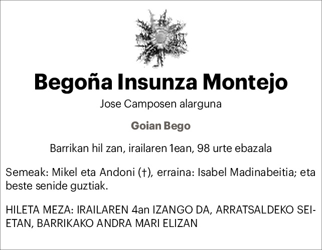 Begoña Insunza 2x2