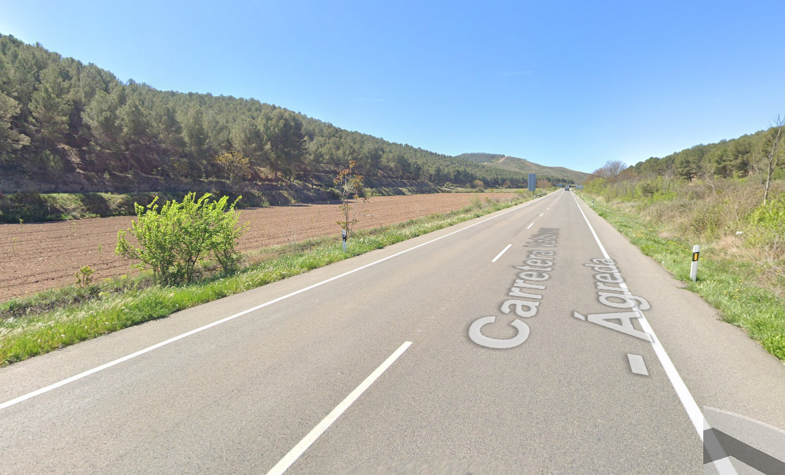 N-113 errepidean izan da istripua, Fitero parean. BERRIA
