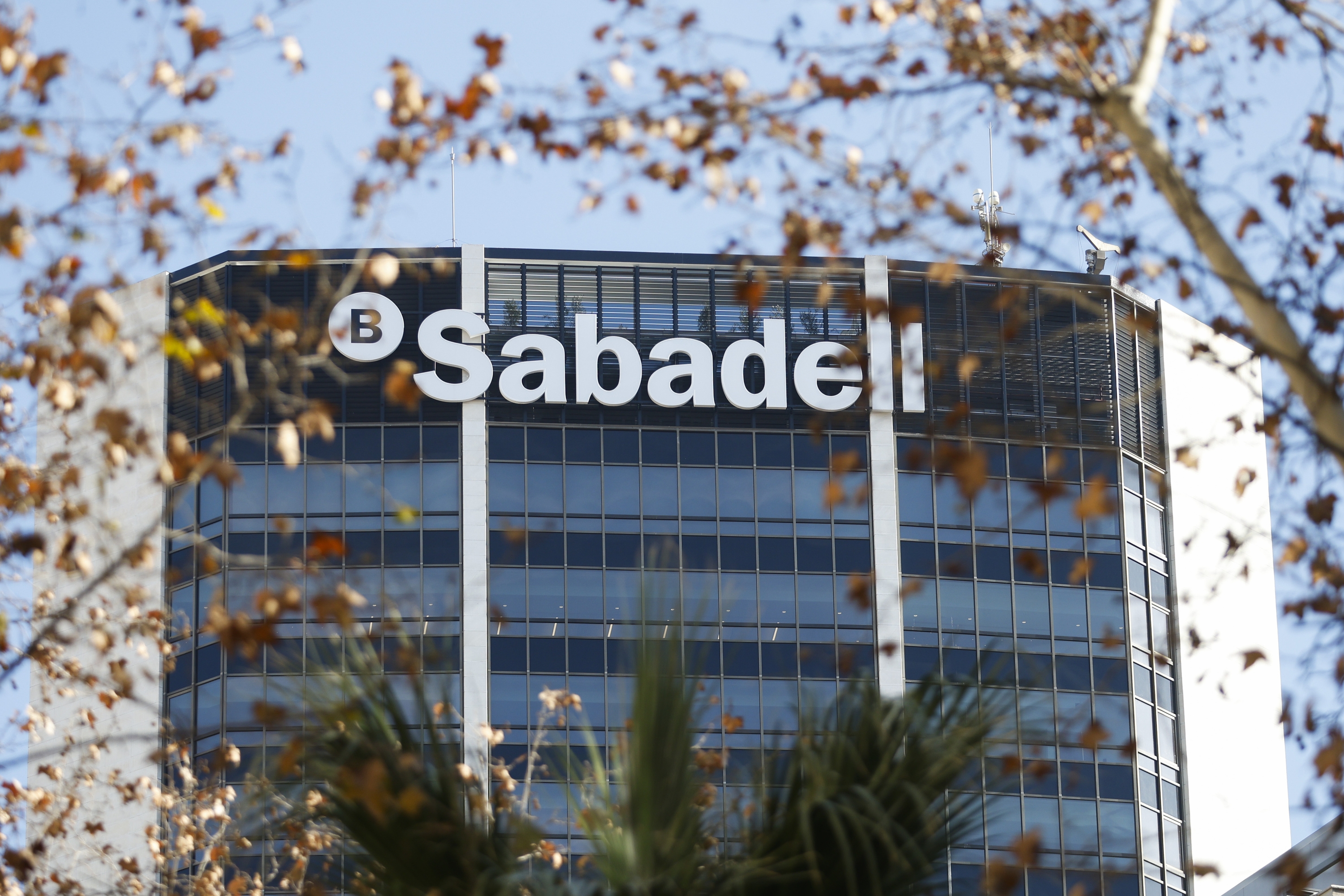 Sabadell bankuaren bulego nagusiak, Bartzelonan. QUIQUE GARCIA / EFE