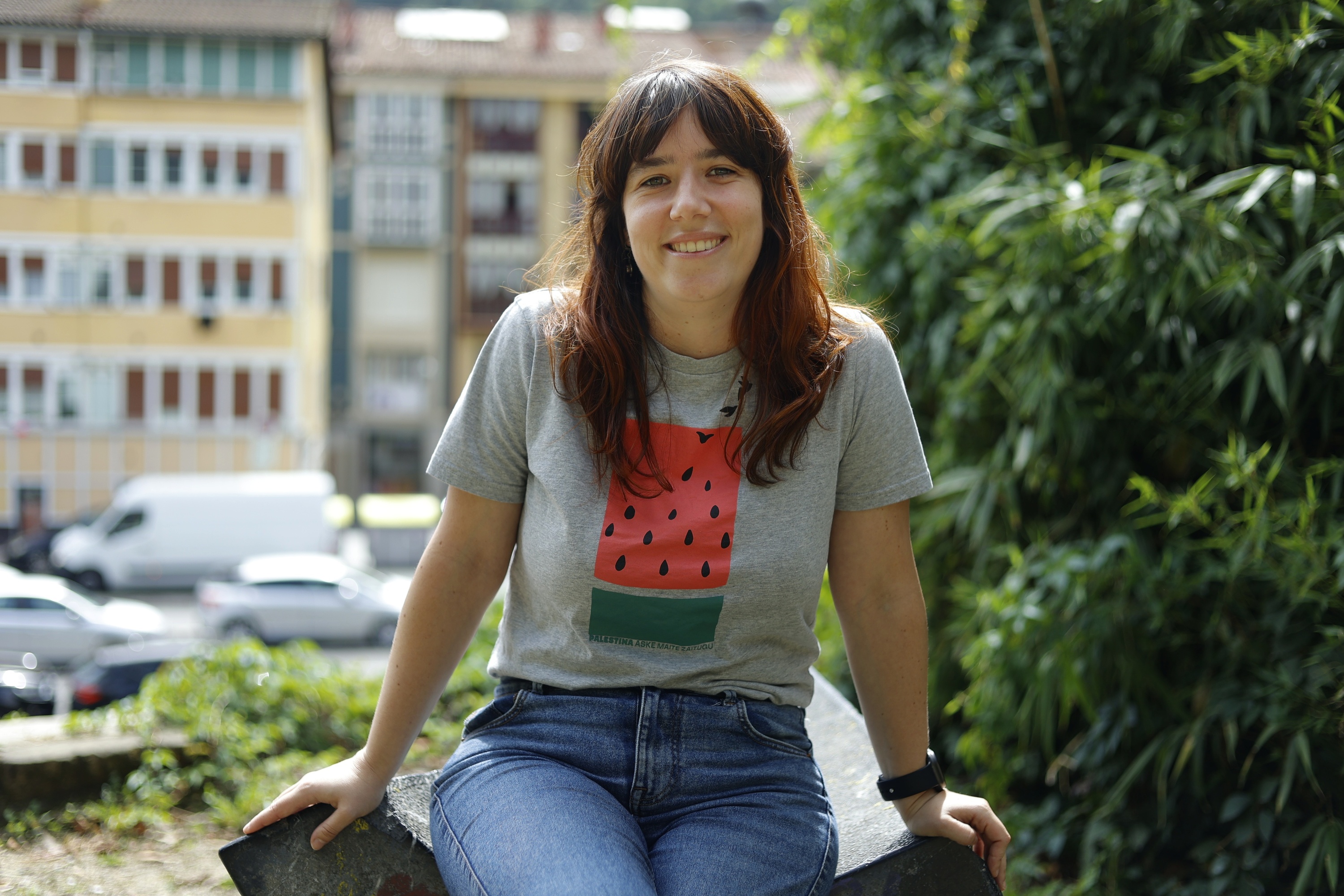 Ane Zubeldia Magriña idazlea, Arrasaten. MAIALEN ANDRES / FOKU