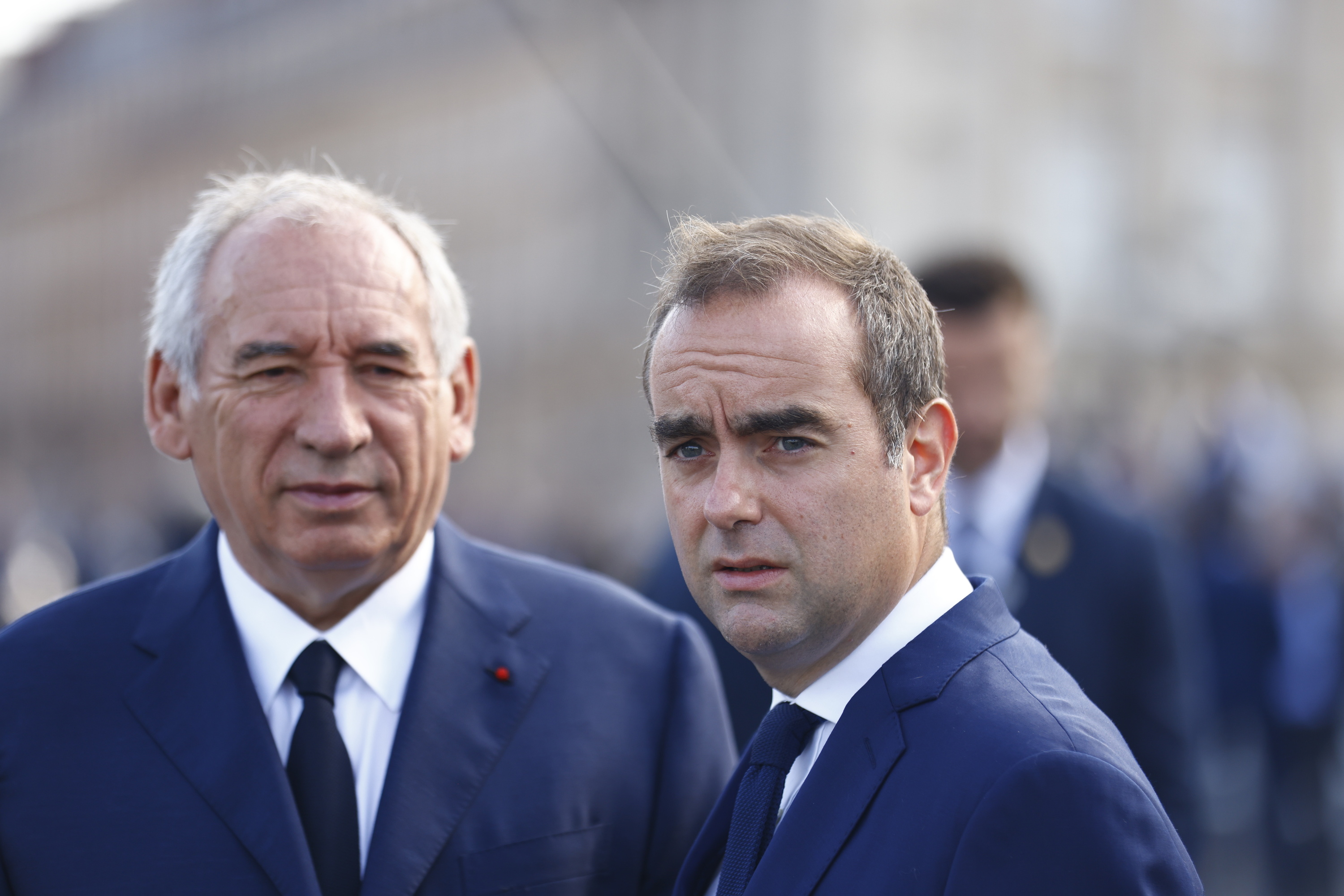 François Bayrou eta Sebastien Lecornu, uztailean, Parisen. MOHAMMED BADRA/EFE