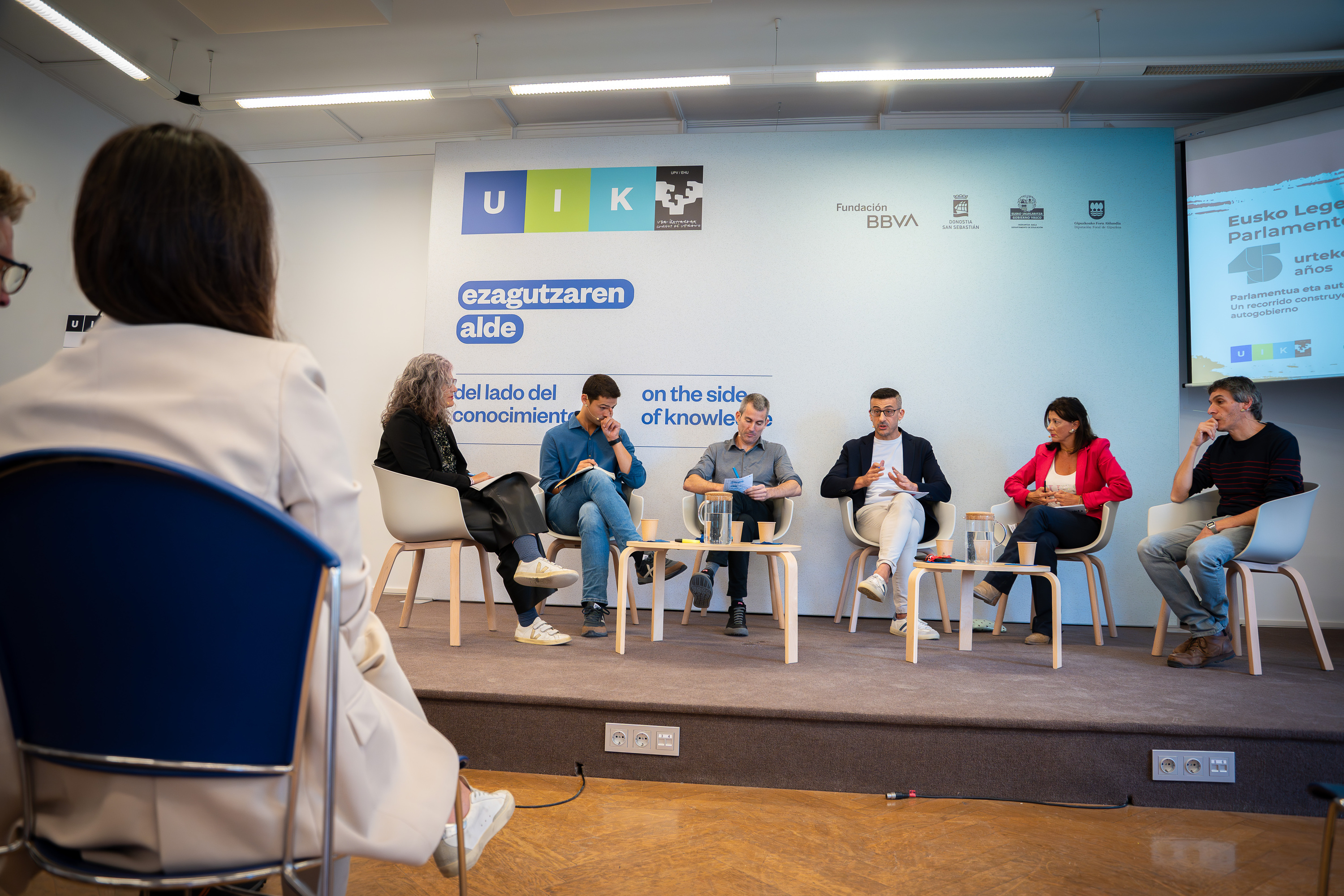 Autogobernuari buruzko gaurko eztabaida, Donostian. AITOR KARASATORRE / FOKU