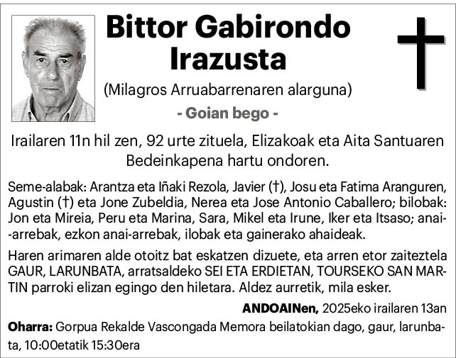 Bittor Gabirondo Irazusta 2x2