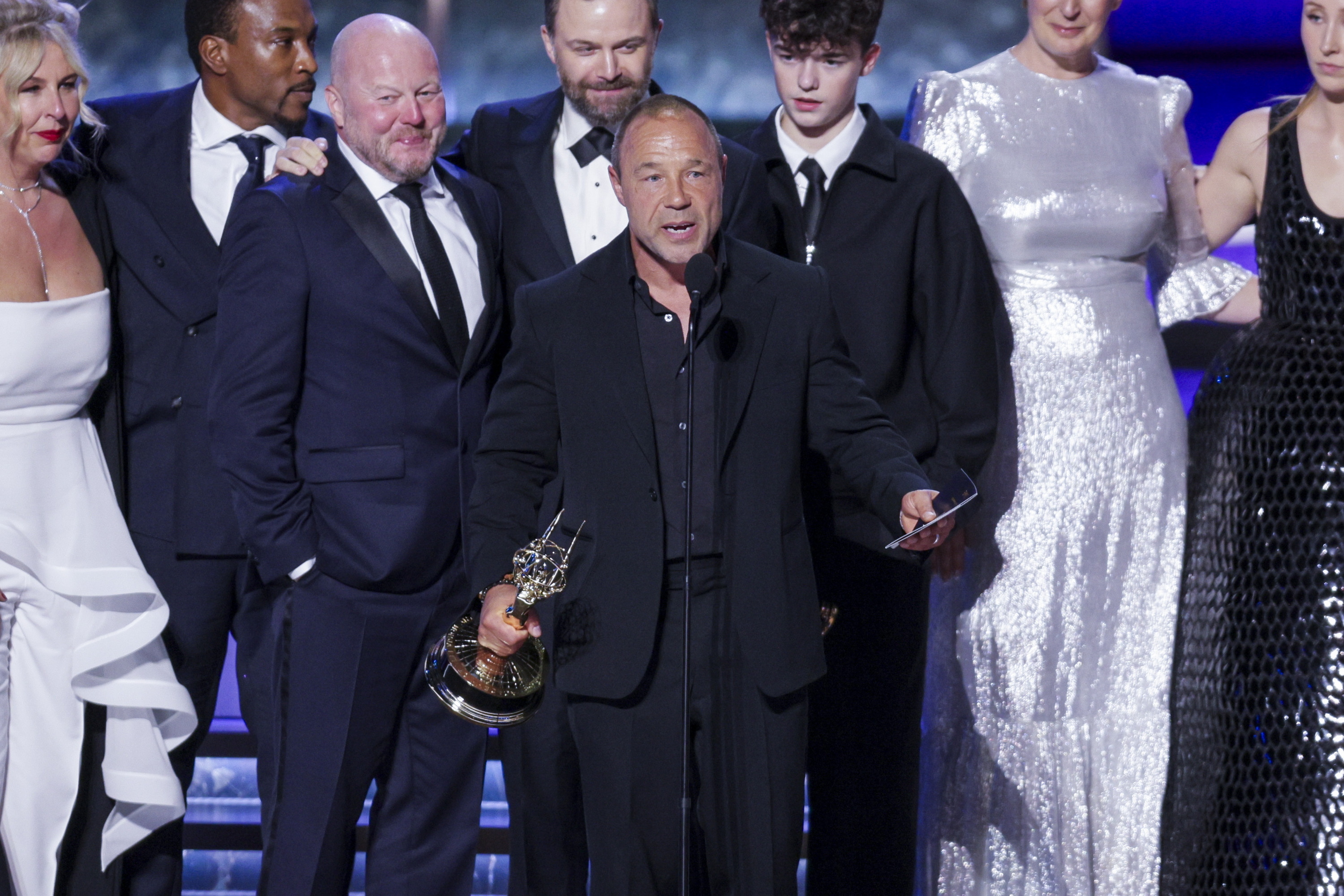 'Adolescence' telesaila izan da Emmy sarien garaile nagusietako bat. ALLISON DINNER / EFE