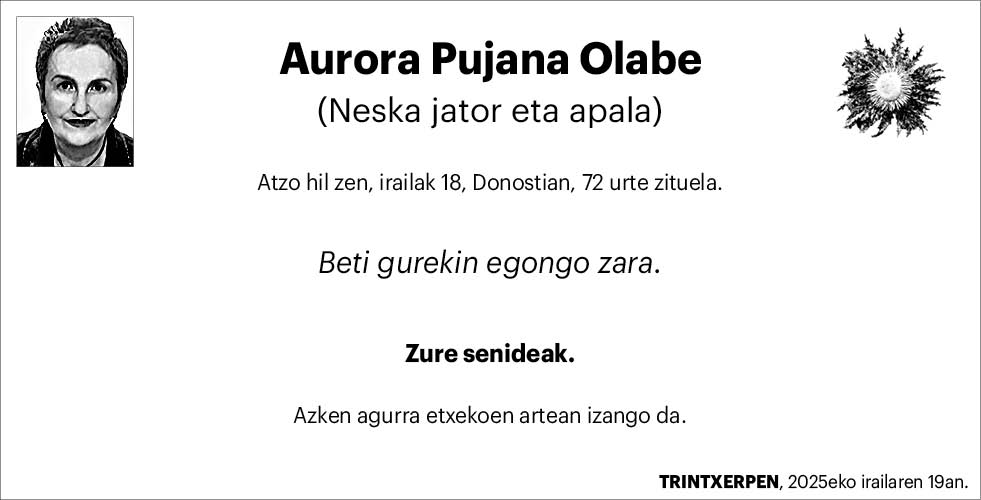 Aurora Pujana Olabe 3x2