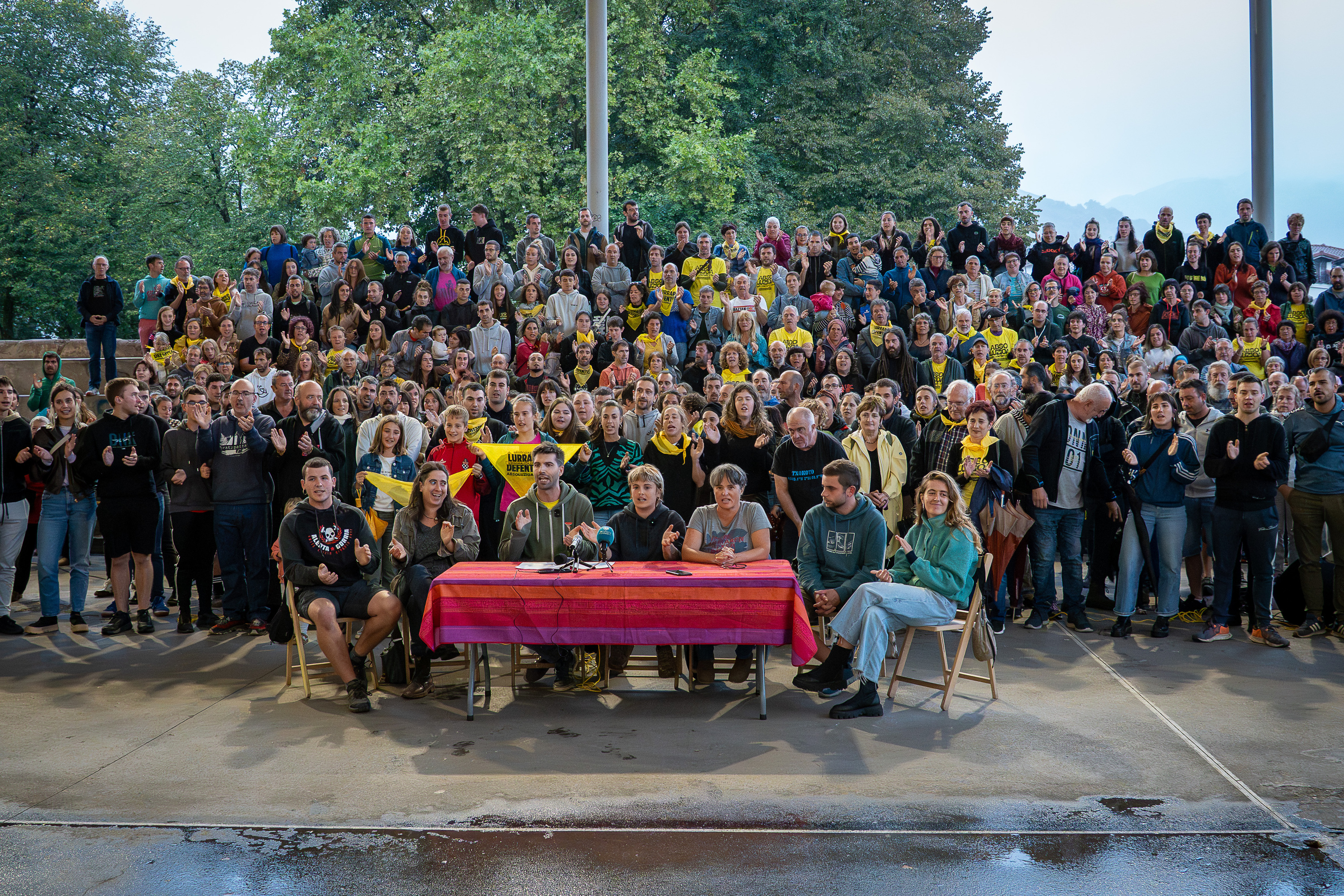 Nafarroako Auzitegi Nagusiak berretsi du Aroztegiko aktibistak ez direla talde kriminaleko kideak