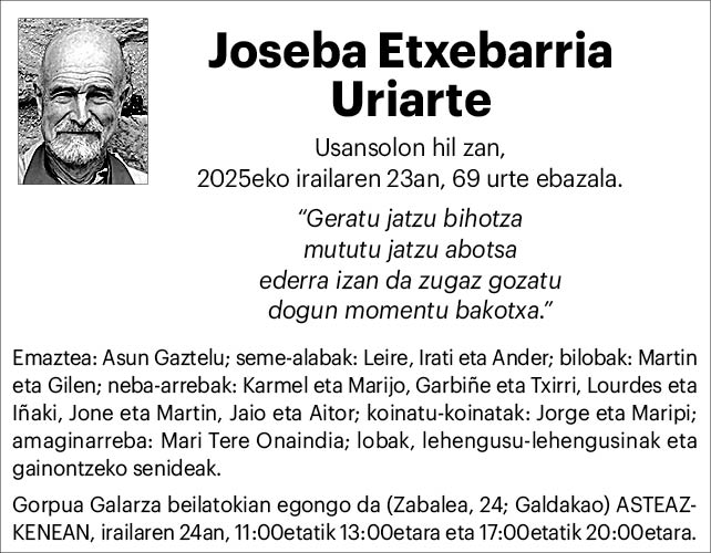 Joseba Etxeberria Uriarte 2x2