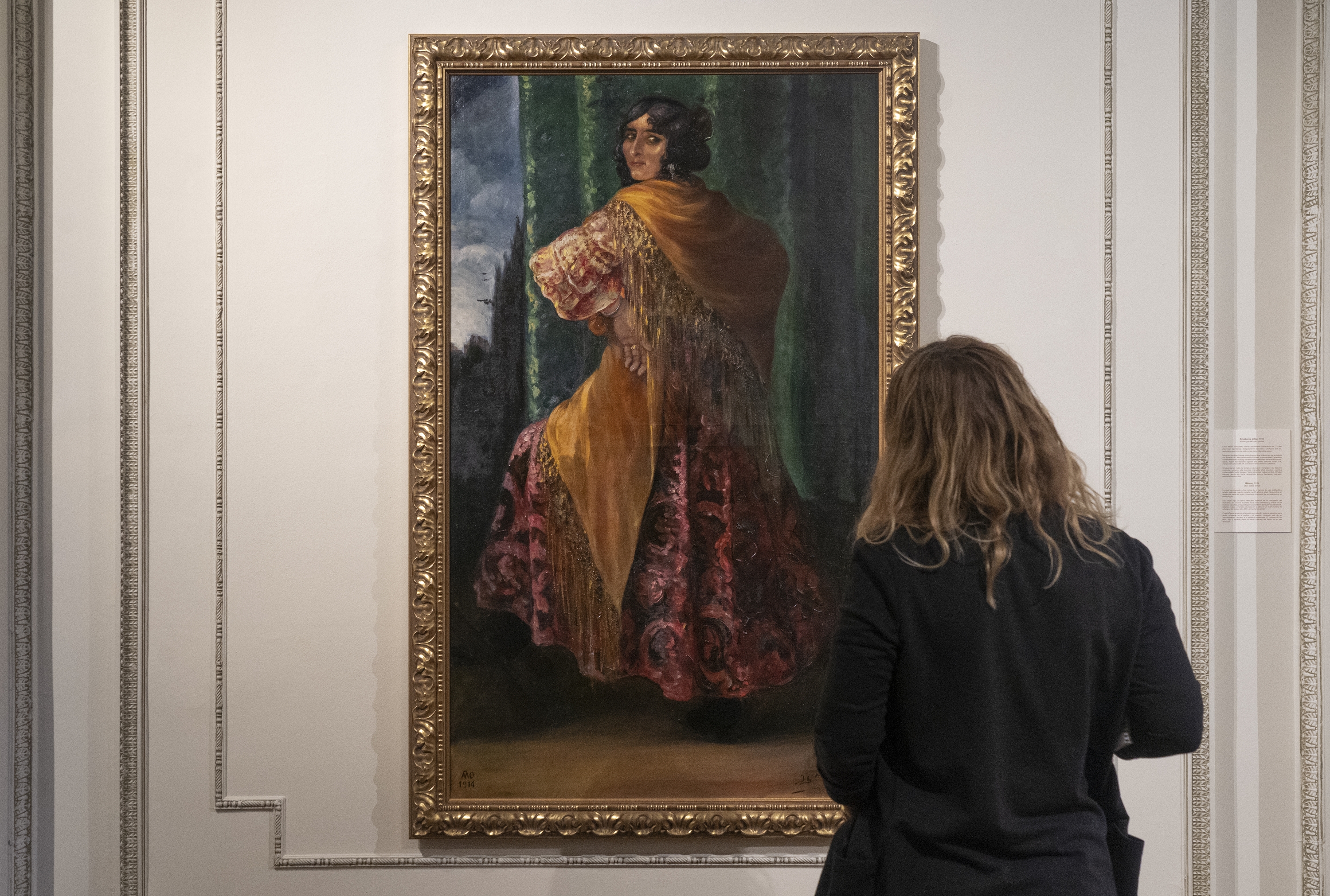 Isaak Diezen 'Emakume ijitoa' obra Arabako Arte Ederren Museoan. RAUL BOGAJO / FOKU