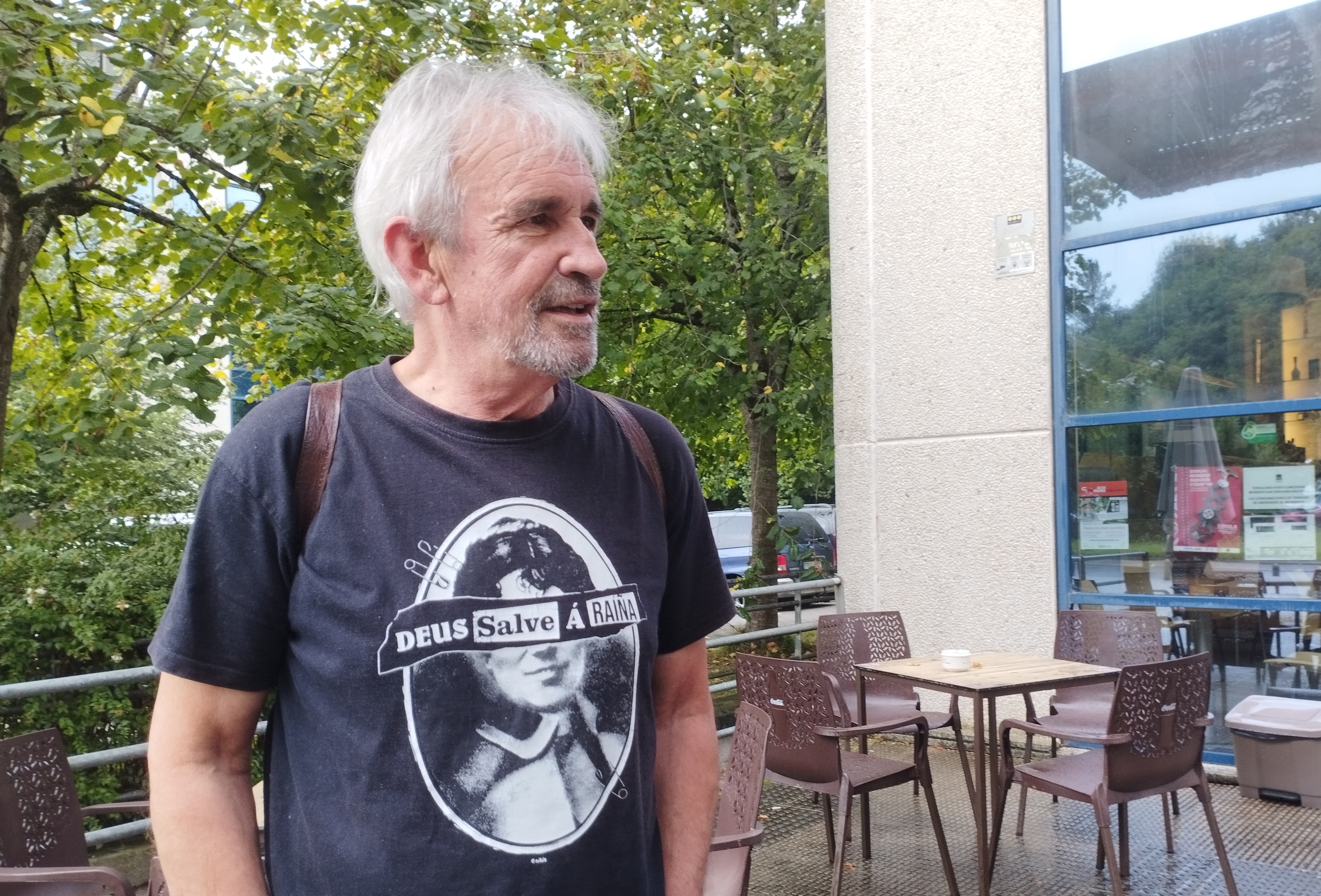 Patxi Bisquert aktore eta zuzendaria, Donostian. BERRIA