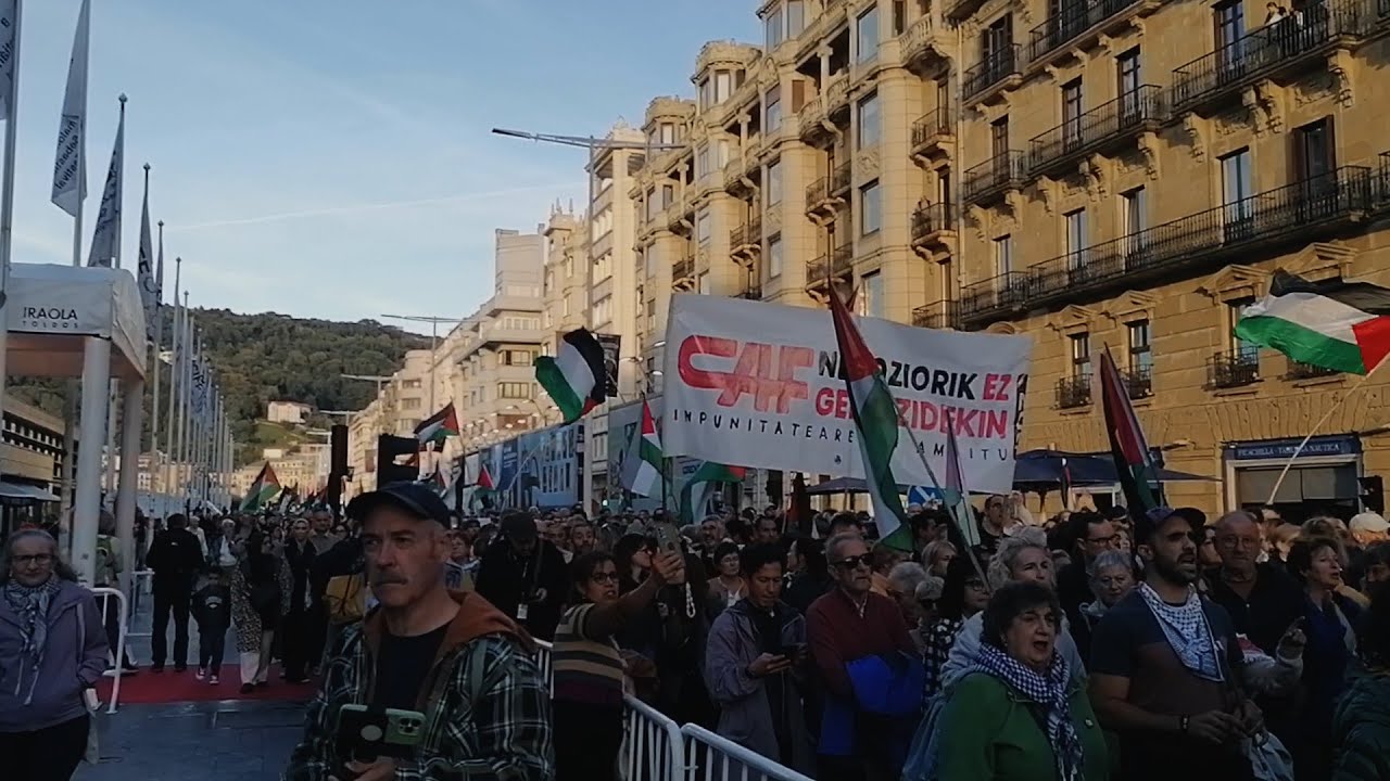 Zinema eta kultura ere Palestinaren alde