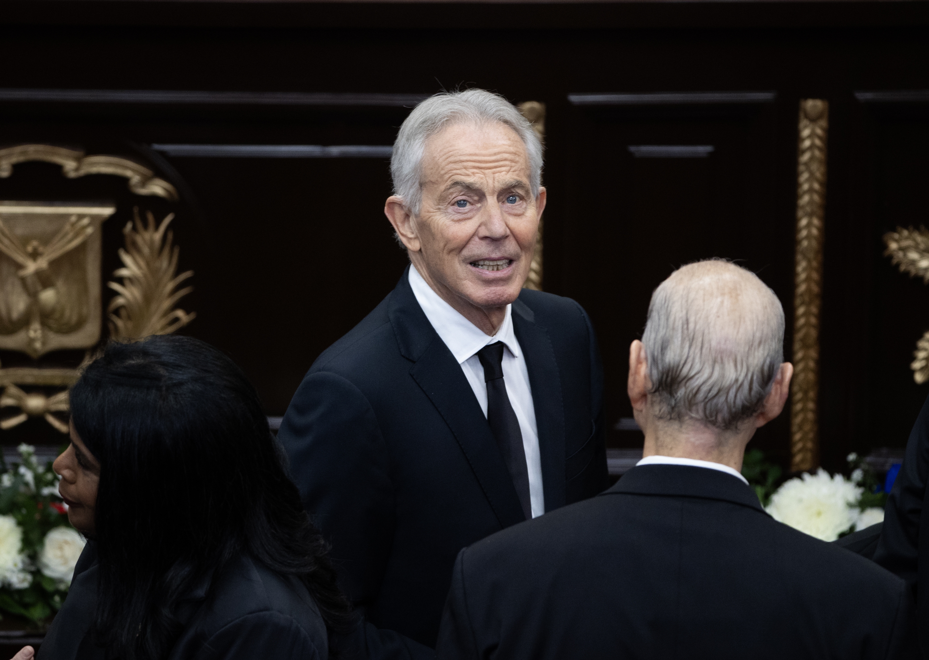 Tony Blair Erresuma Batuko lehen ministro ohia, Dominikar Errepublikako Asanblea Nazionalean, otsailean. ORLANDO BARRIA / EFE