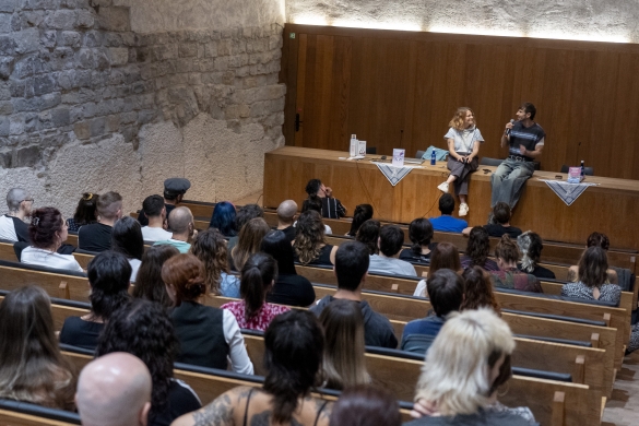 (ID_15358292) (Iñigo Uriz/@FOKU) 2025-09-26, Iruñea. Biforiari buruzko hitzaldia