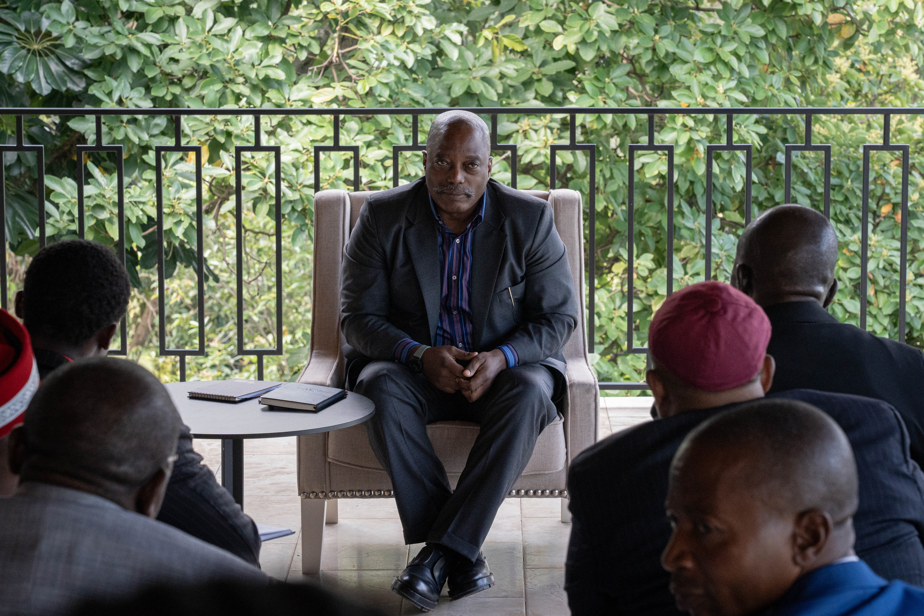 Kabila Kongoko Errepublika Demokratikoko presidente ohia, Goman, maiatzean. MARIE JEANNE MUNYERENKANA / EFE