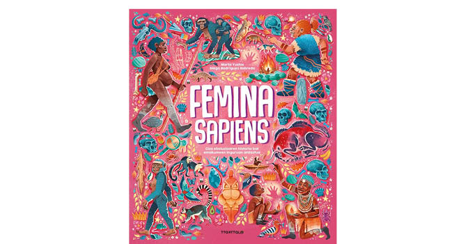 'Femina sapiens' liburuaren azala. BERRIA