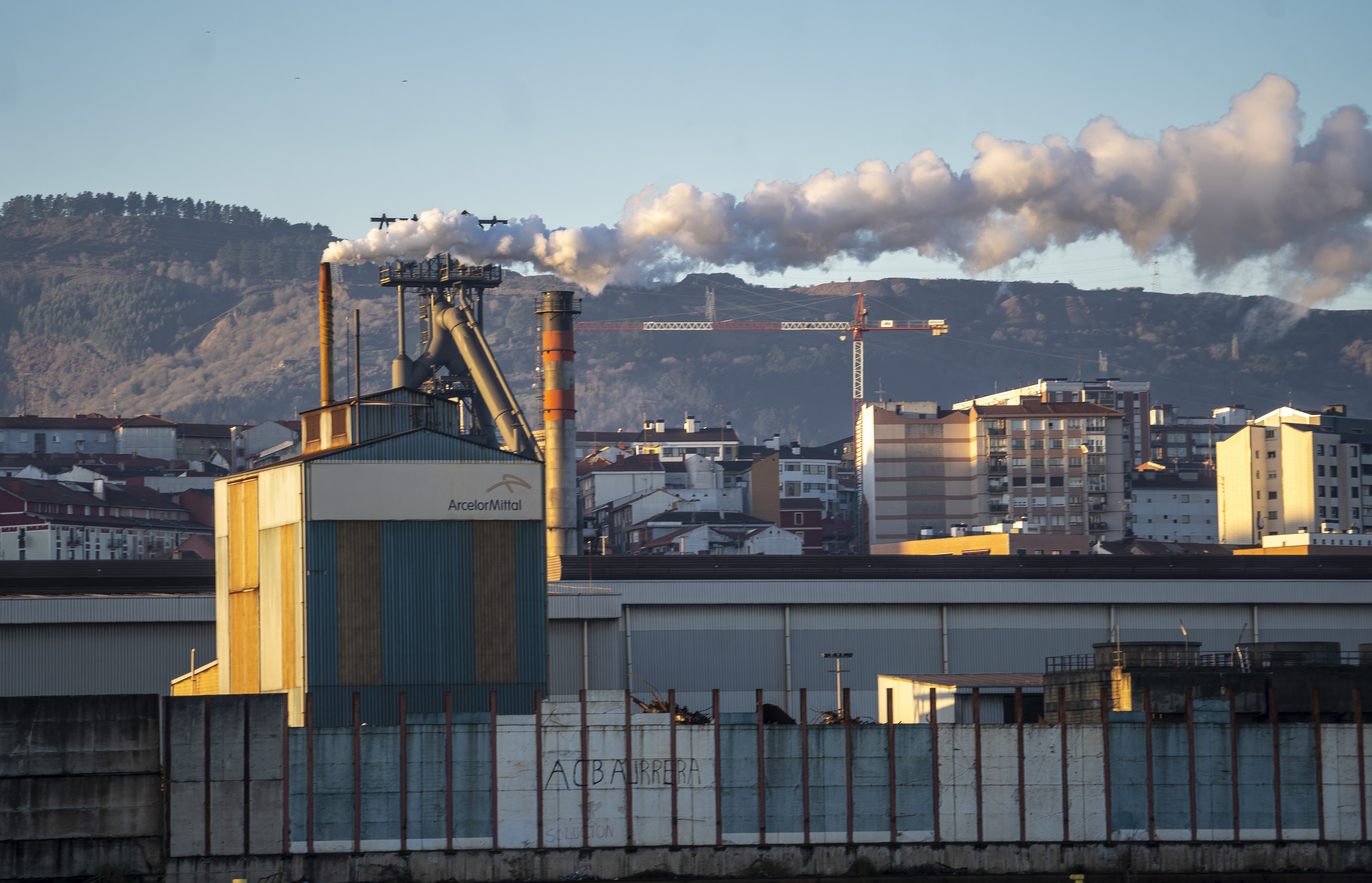 Arcelor Mittalen ACB altzairutegia, Sestaon, artxiboko irudi batean. MARISOL RAMIREZ / FOKU