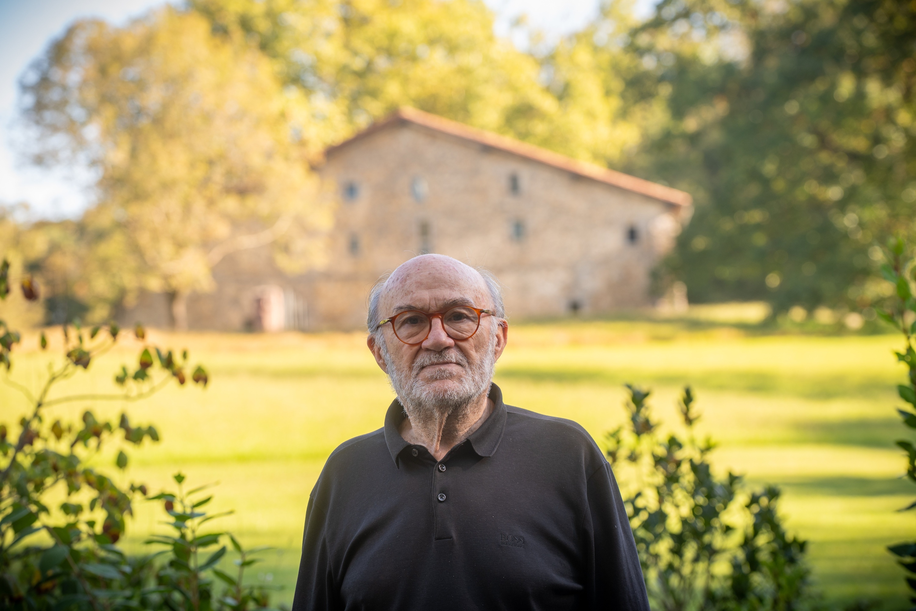 Joaquin Montero arkitektoa, urriaren 4an, Txillida Lekun. GORKA RUBIO / FOKU