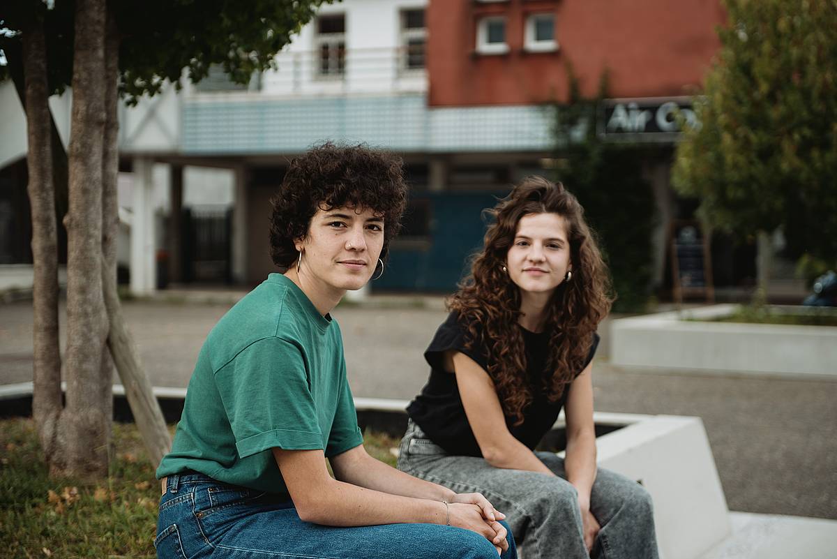 Leire eta Intza Casamajou Elkegarai. GUILLAUME FAUVEAU