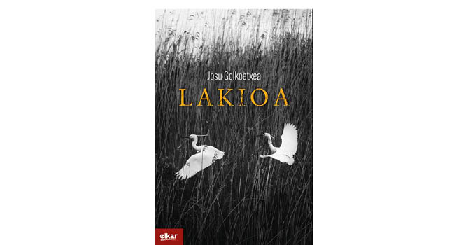 Josu Goikoetxearen 'Lakioa' liburuaren azala. BERRIA