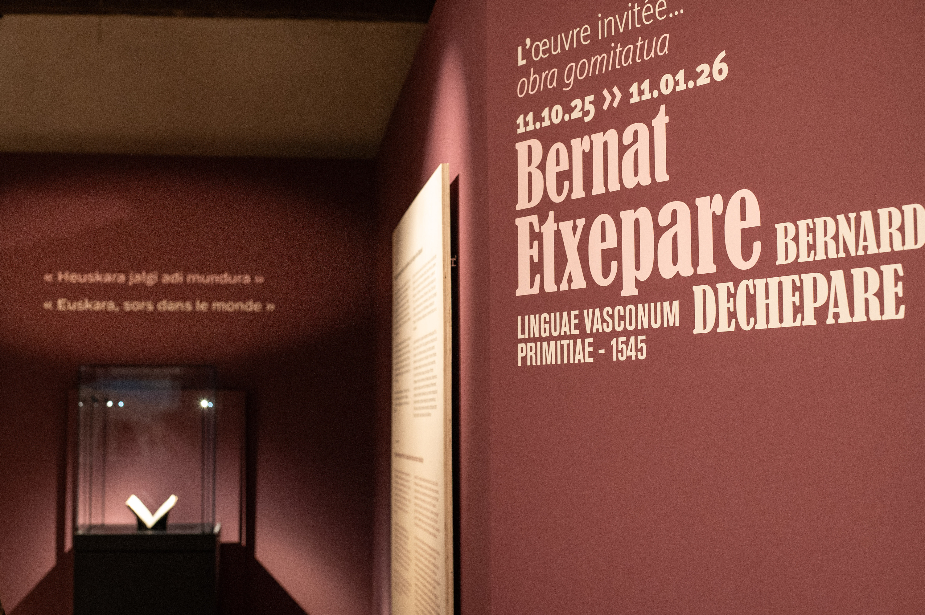 Bernart Etxepareren 'Linguae Vasconum Primitiae' liburua, Baionako Euskal Museoan. PATXI BELTZAIZ
