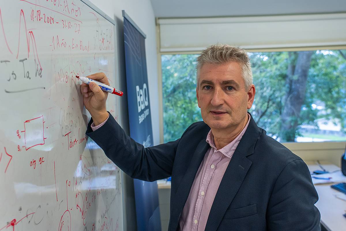 Javier Aizpurua, Basque Quantumeko zuzendari zientifikoa. ANDONI CANELLADA / FOKU