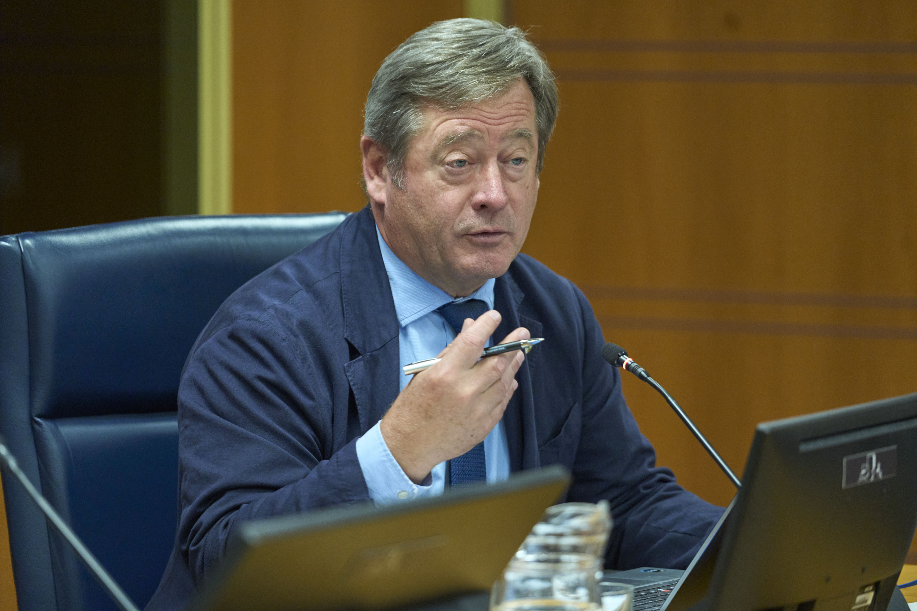 Bingen Zupiria Eusko Jaurlaritzako Segurtasun sailburua, artxiboko irudi batean. L. RICO / EFE