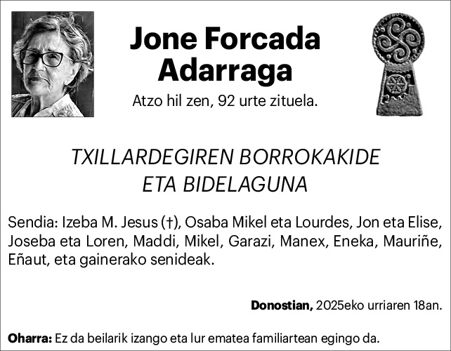 Jone Forcada Adarraga