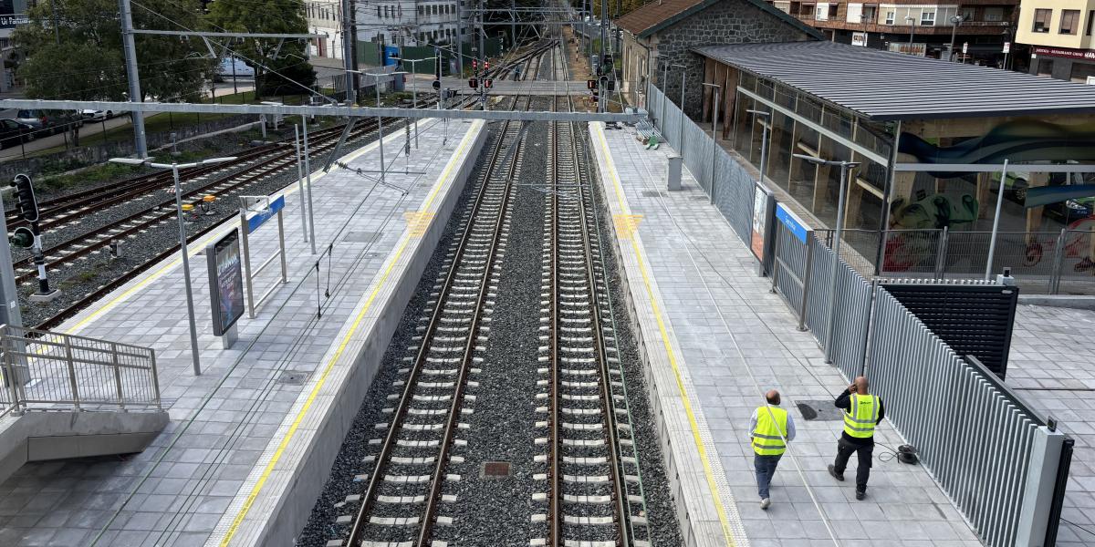 Gernika-Lumoko tren geltoki berria, gaur. BERRIA