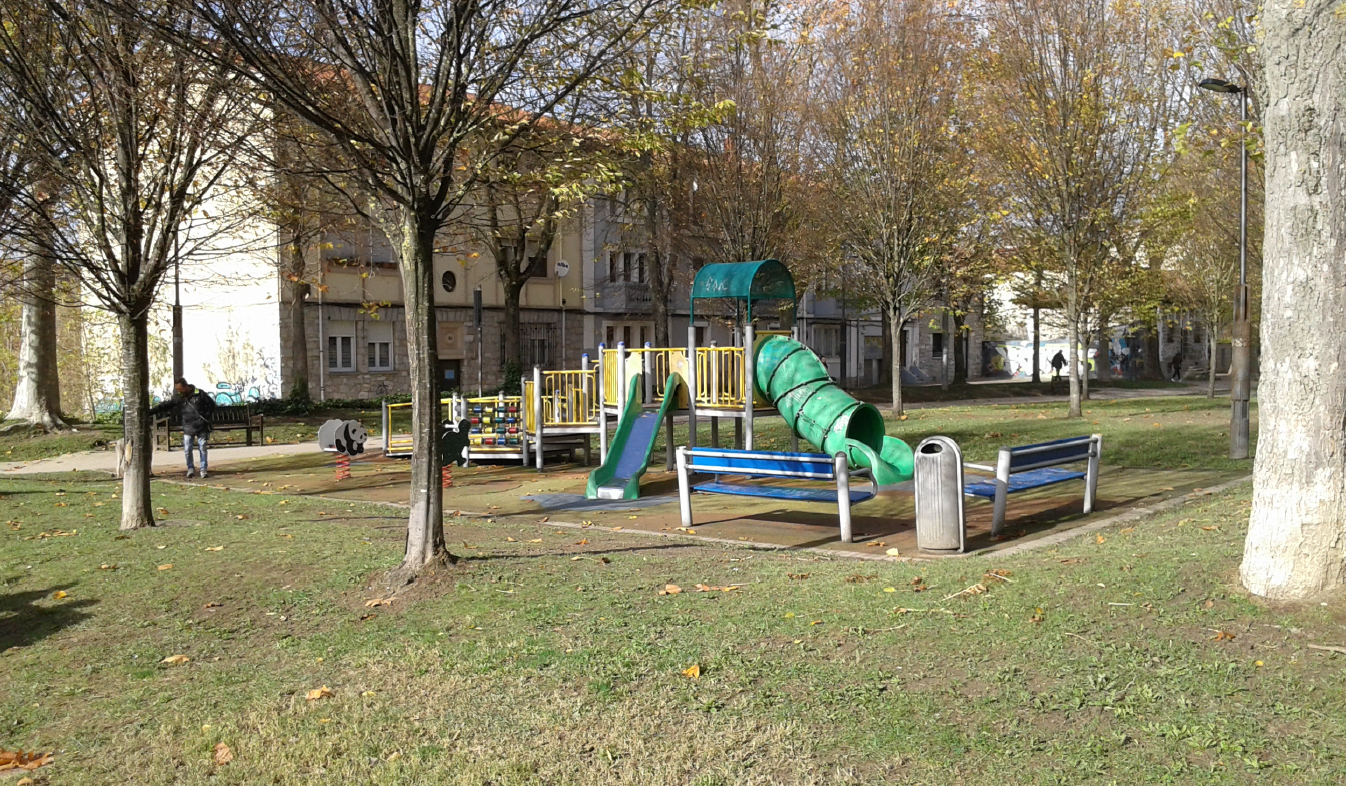 Gasteizko Judimendiko parkea, obrekin hasi aurretik. GASTEIZKO UDALA