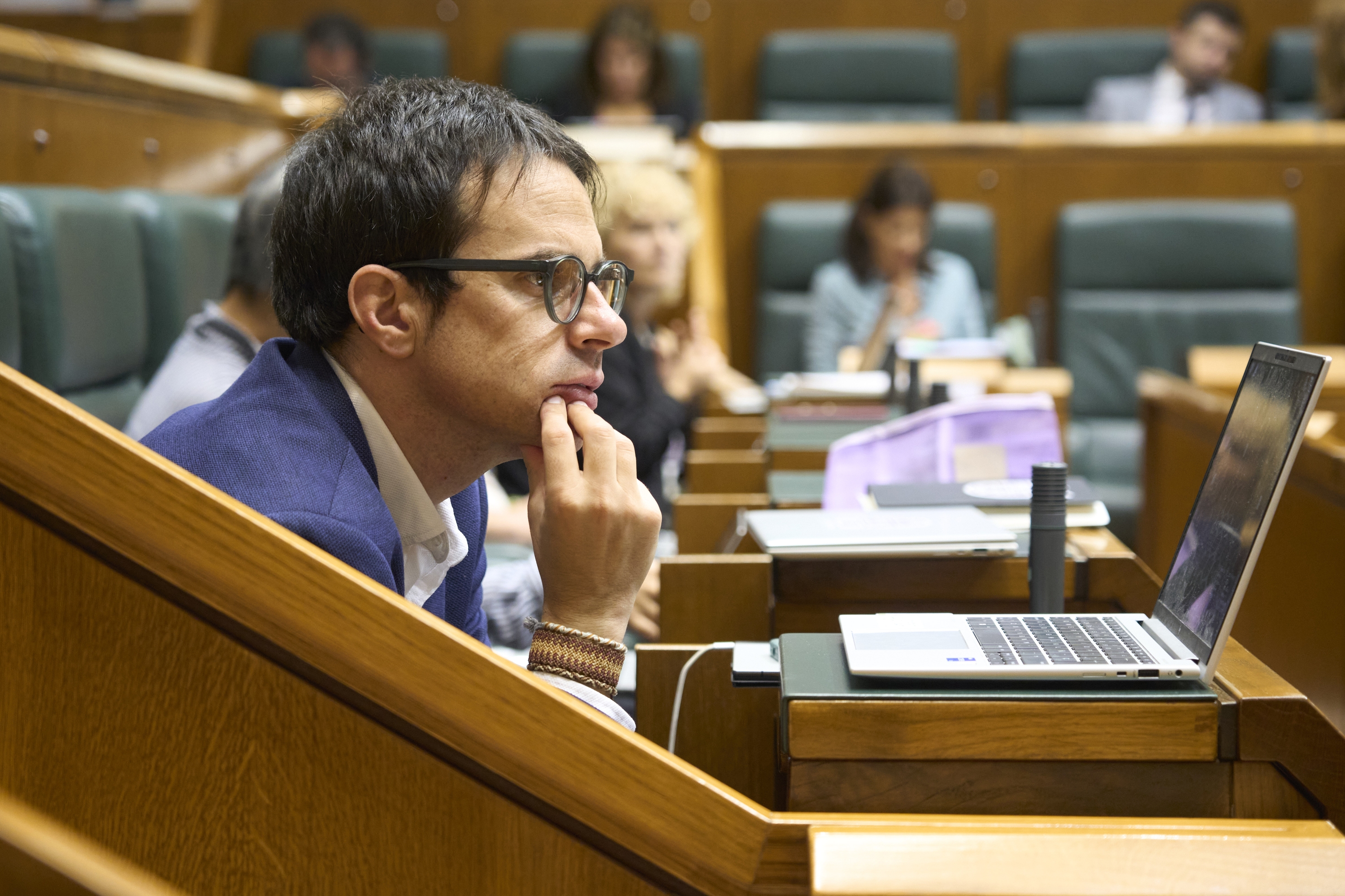 EH Bilduko Pello Otxandiano, Eusko Legebiltzarrean. L. RICO / EFE