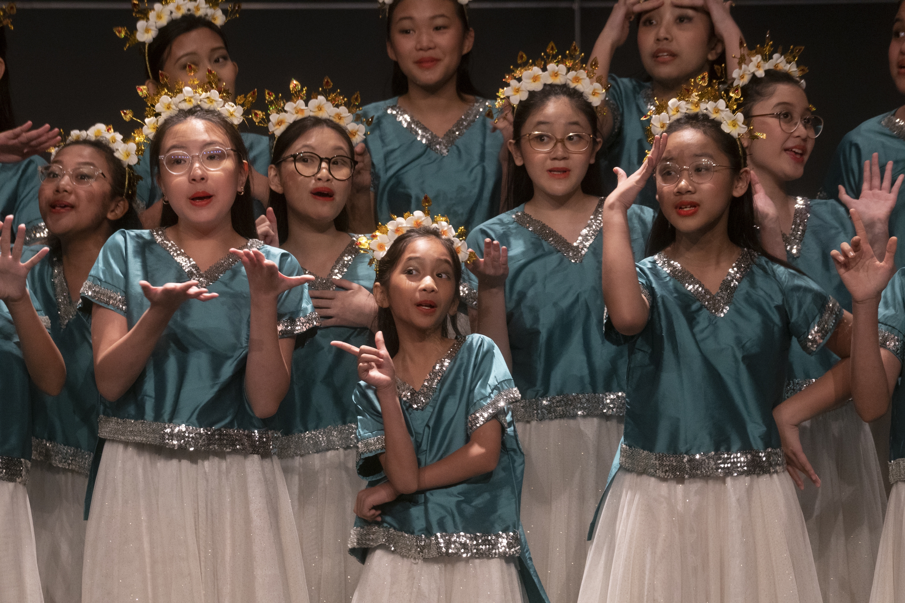 Indonesiako The Resonanz Children's Choir abesbatza, iaz, Tolosan. GORKA RUBIO / FOKU