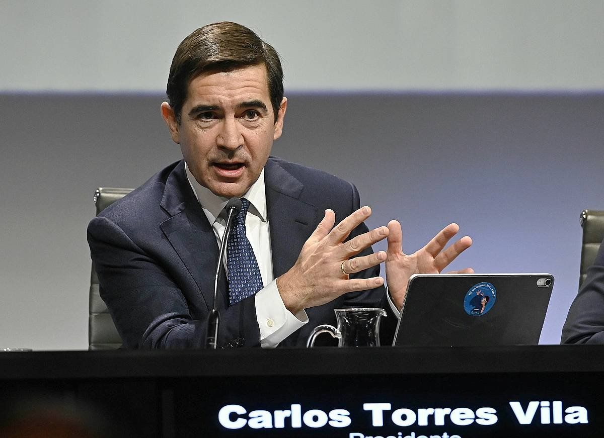 Carlos Torres BBVAko presidentea. FERNANDO VILLAR / EFE
