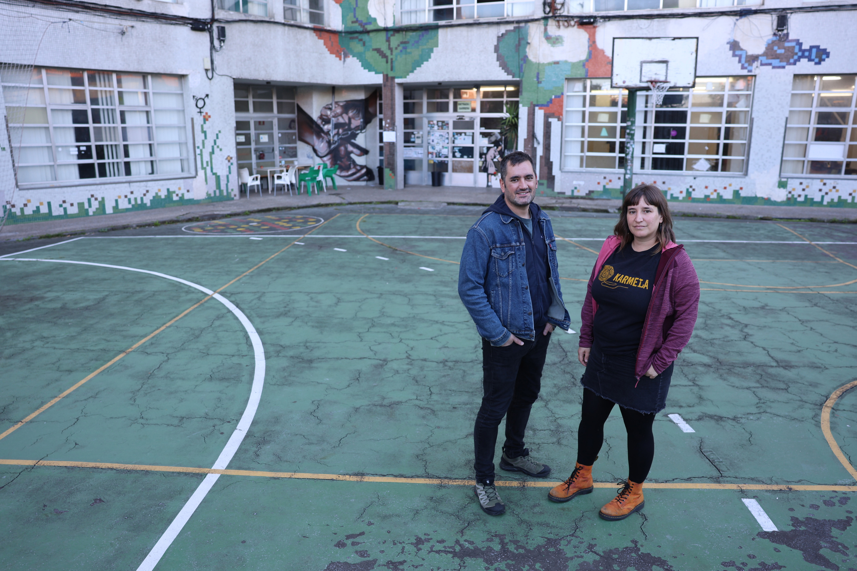 Karmelako kide Unai Txurruka eta Irati Gutierrez. OSKAR MATXIN EDESA / FOKU