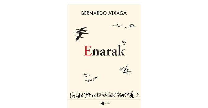 Bernardo Atxagaren 'Enarak' eleberriaren azala. PAMIELA