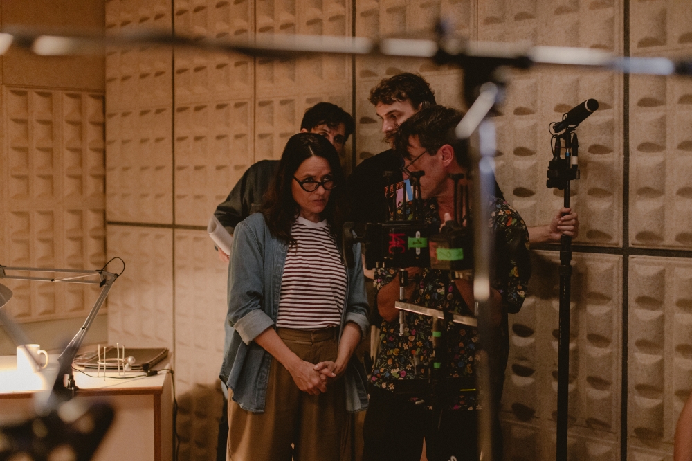 Itziar Ituno Argi gorriak telesailaren filmaketan