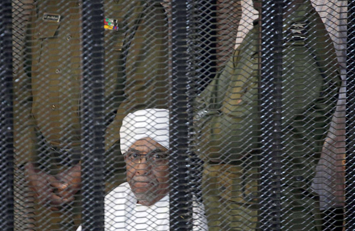 Omar Hassan al-Baxir Sudango presidente ohia Khartumgo kartzelan, 2019an. AMEL PAIN / EFE Omar Hassan al-Baxir Sudango presidente ohia Khartumgo kartzelan, 2019an. AMEL PAIN / EFE
