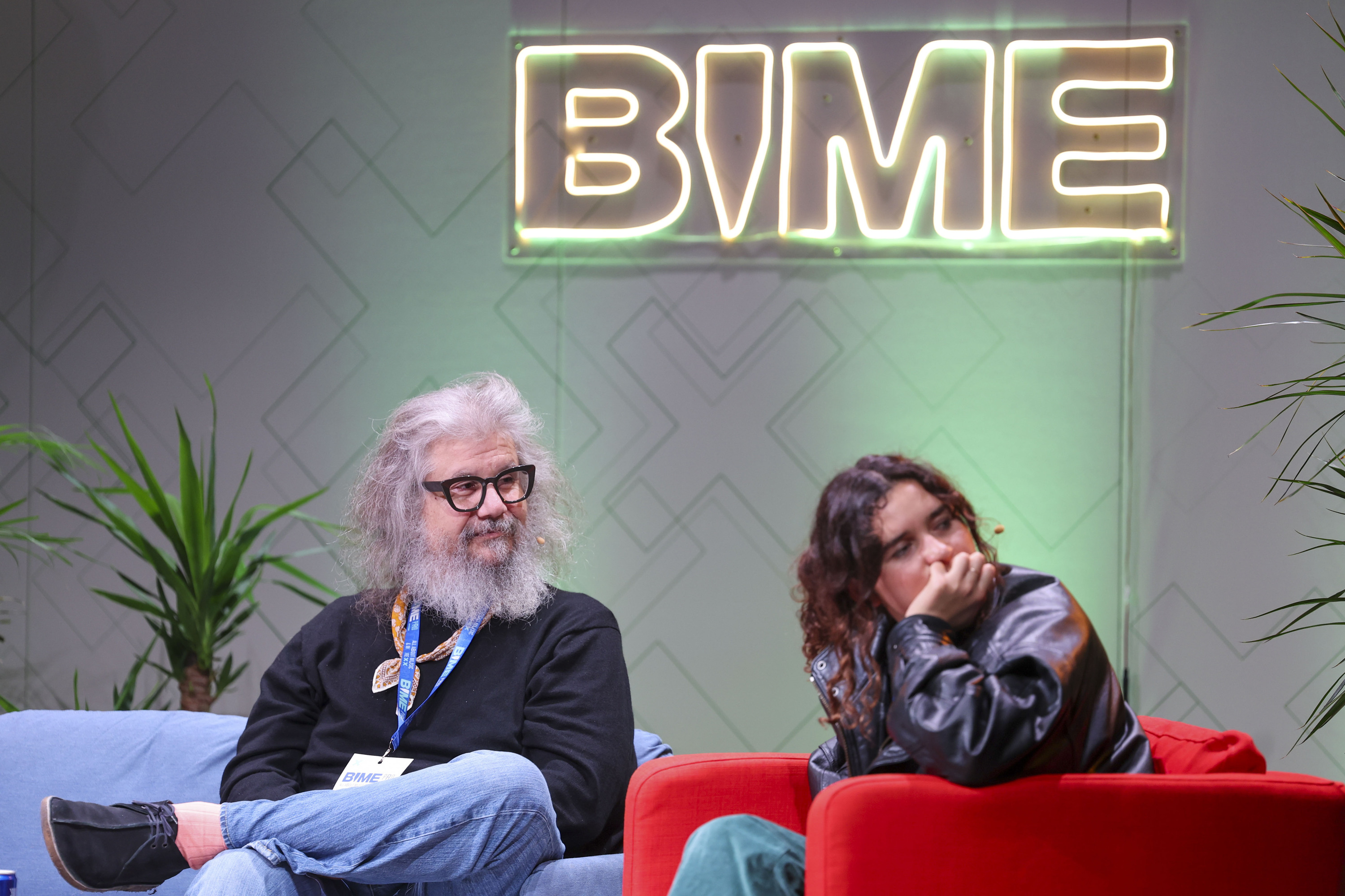George Drakoulias eta Anamaria Sayre, iaz, BIME jaialdian. LUIS TEJIDO / EFE